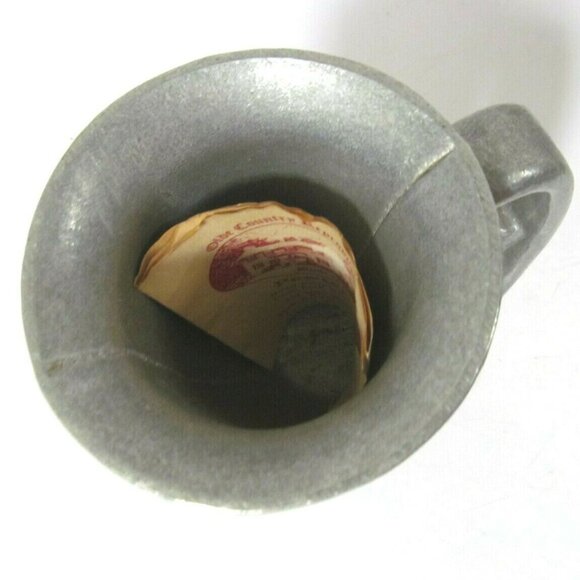 Pewtarex Horn Mug Tankard Vintage Metalware 1989 Olde Country Reproductions - Picture 6 of 11